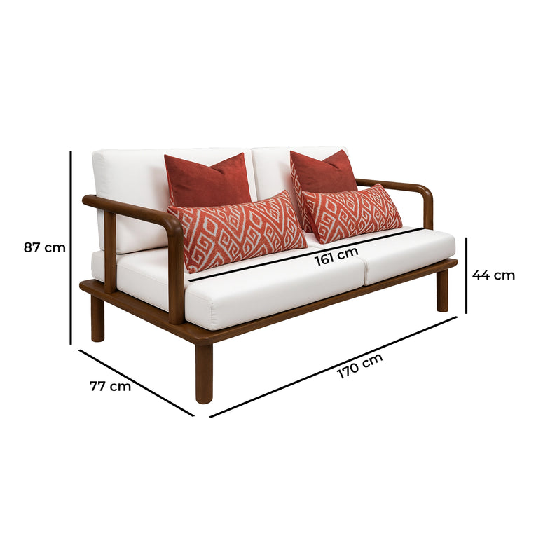 Westin Teak 2-Seater Sofa
