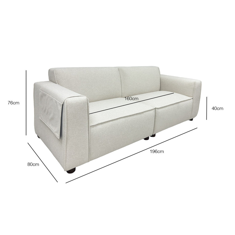 Bruno 3 Seater Modular Sofa