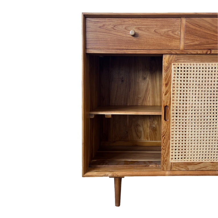 Bruno Rattan Sideboard-1.5m
