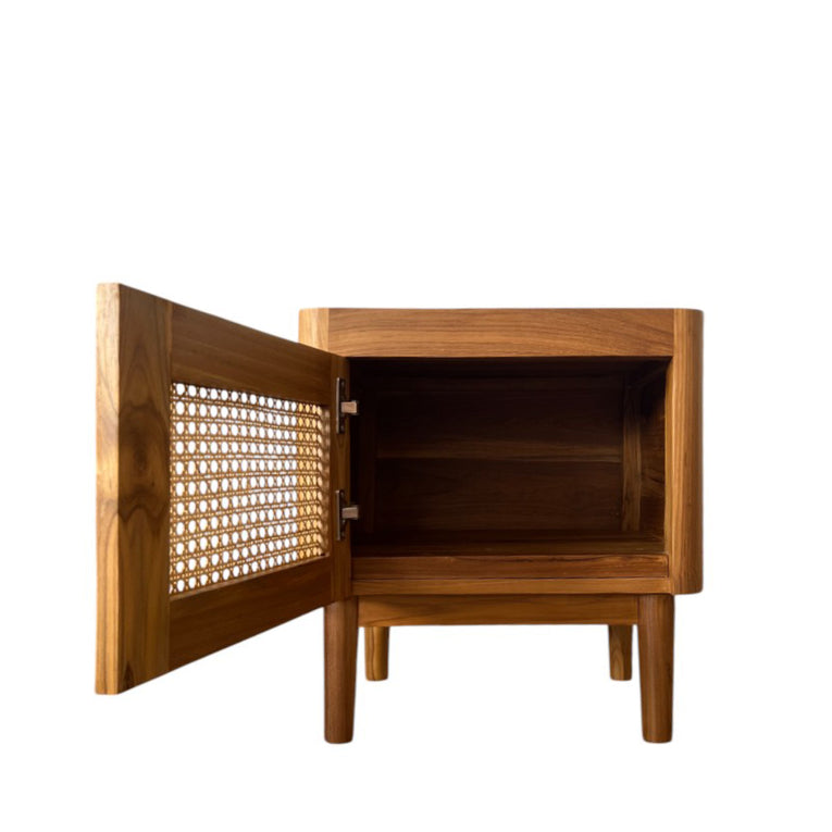 Bruno Teak Bedside Table