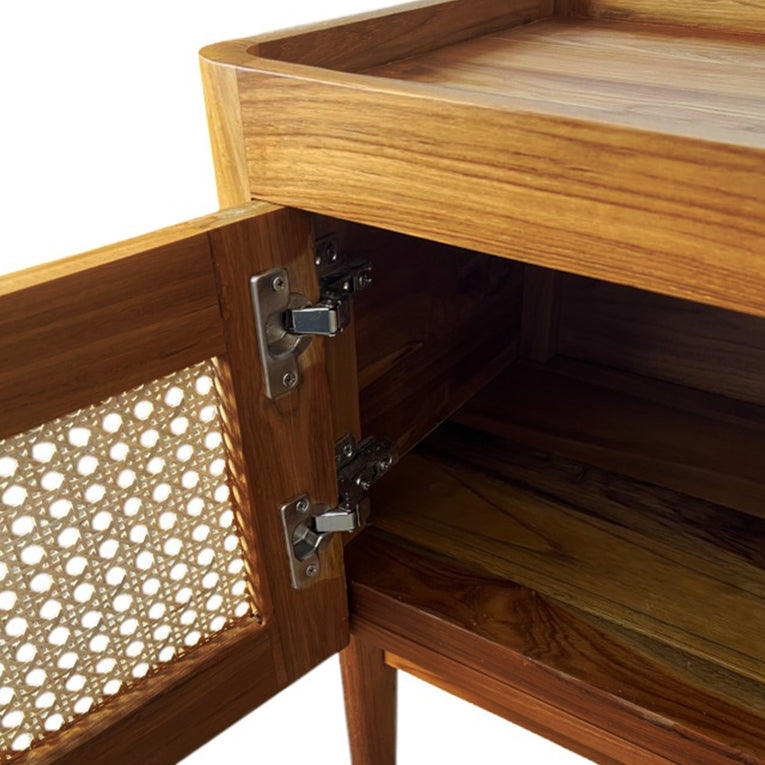 Bruno Teak Bedside Table