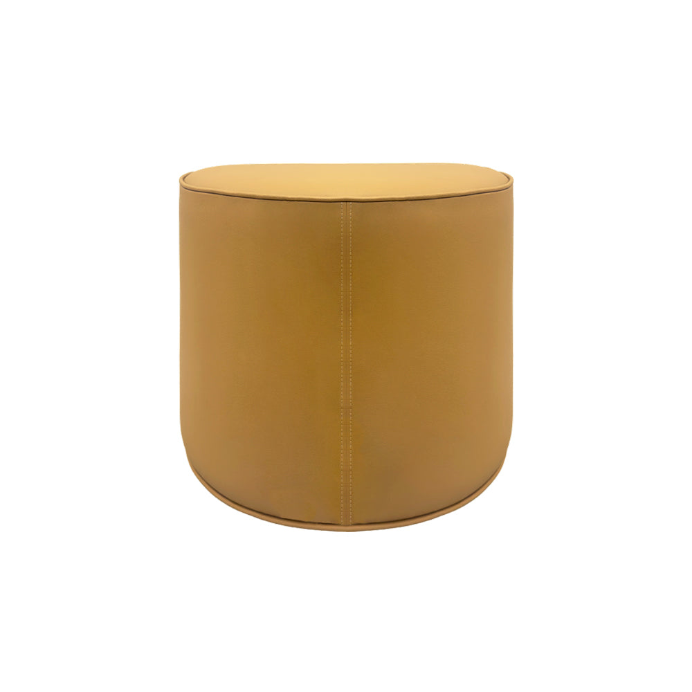 Dent Leather Ottoman - Limited Edition