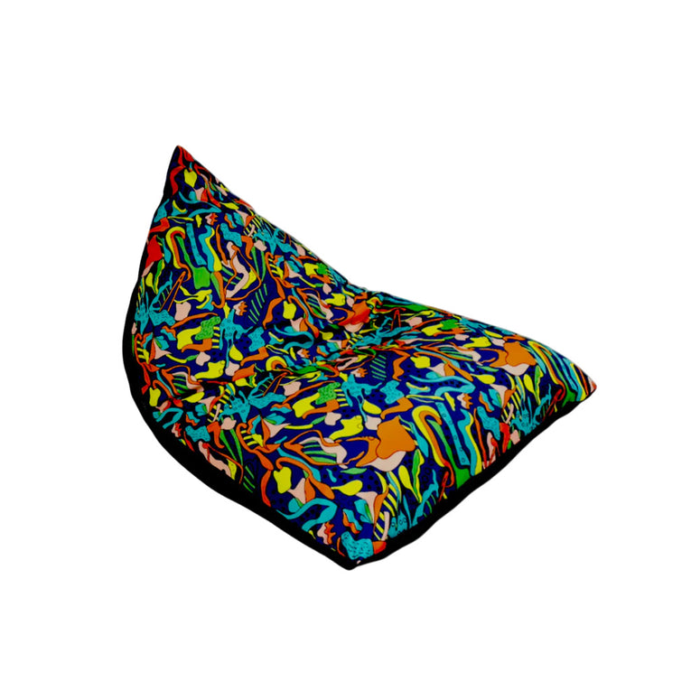 Flow Pattern Bean Bag