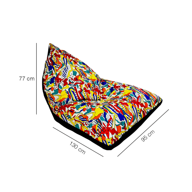 Flow Pattern Bean Bag