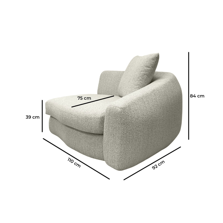 Grace Right-Arm Modular Chair