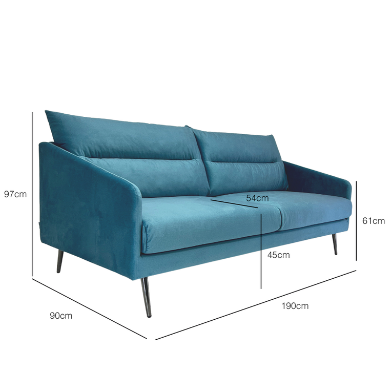 Hansen Velvet Sofa
