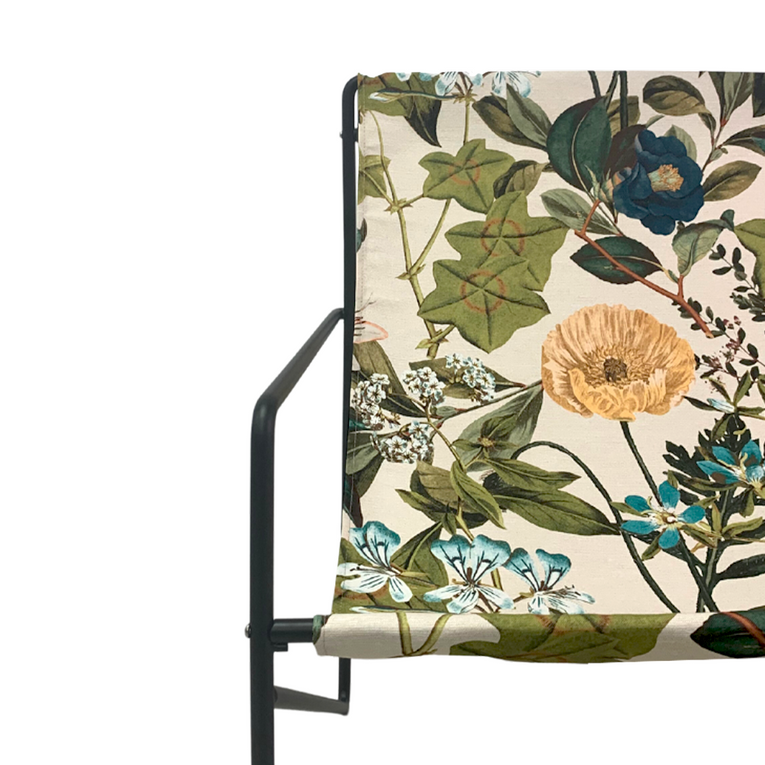 Coastal Designer Lounge Chair-Denim