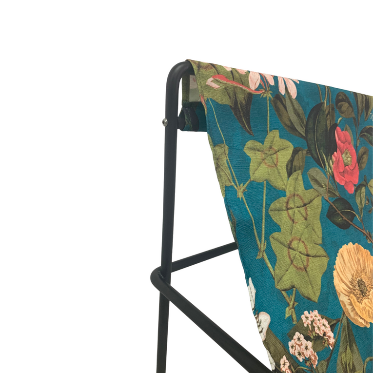 Coastal Designer Lounge Chair-Kingfisher