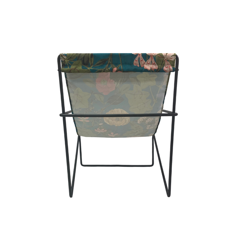 Coastal Designer Lounge Chair-Kingfisher