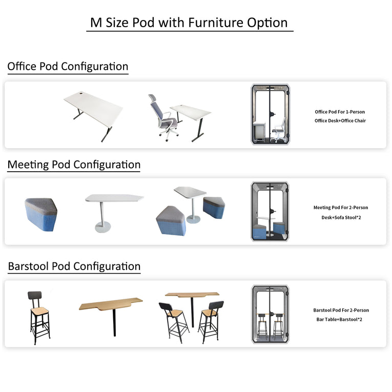 Nexus Acoustic Office Pod - Medium