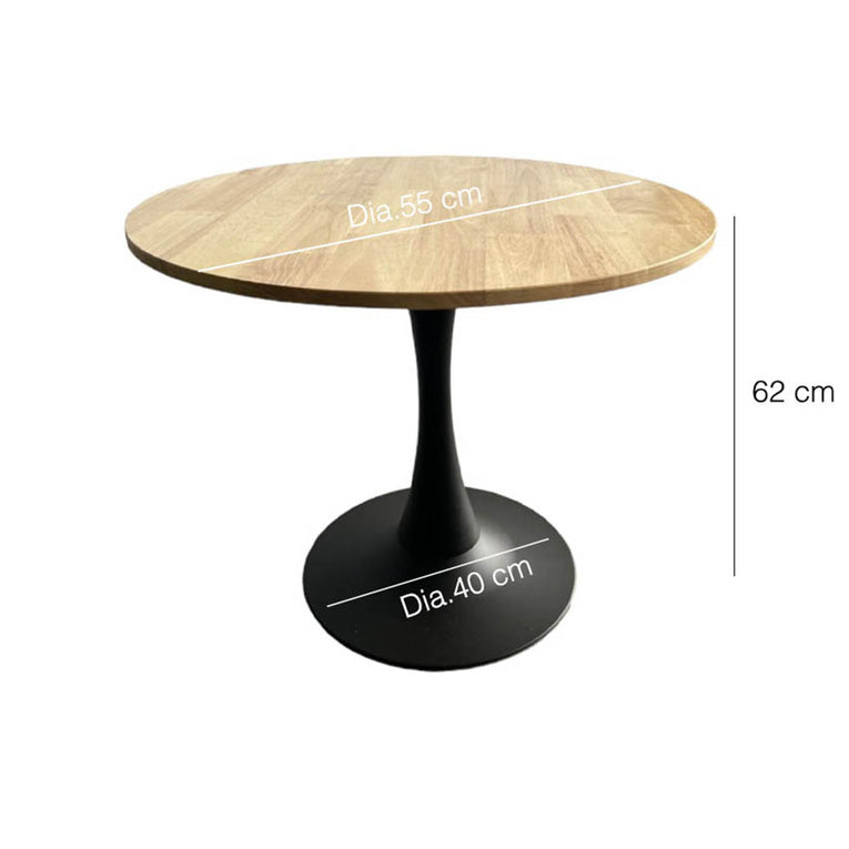 Maison Round Side Table - Wood