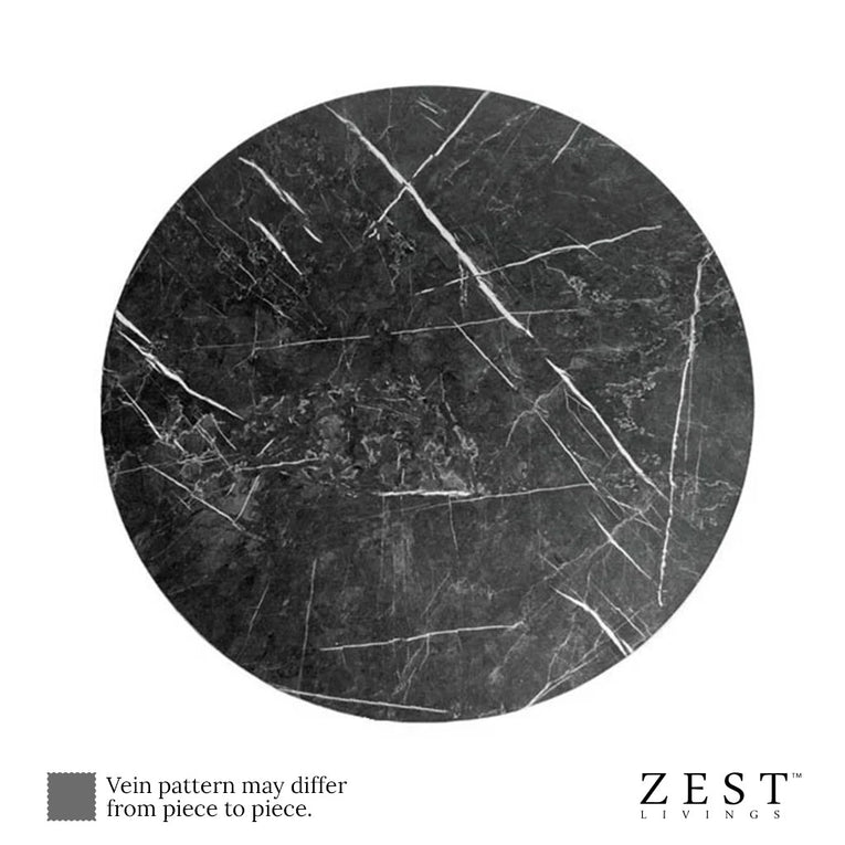 Maison Round Side Table - Marble