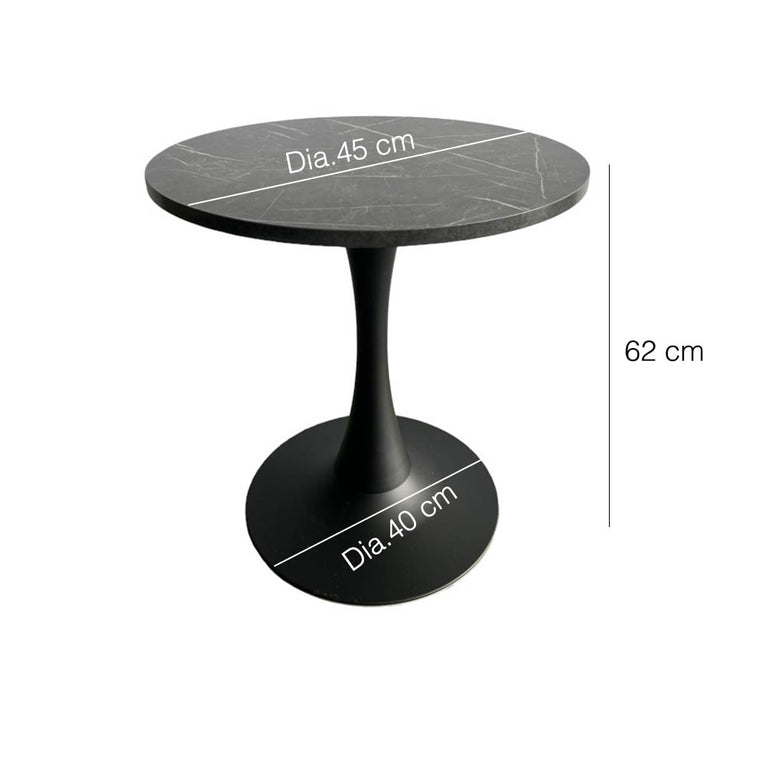 Maison Round Side Table - Marble