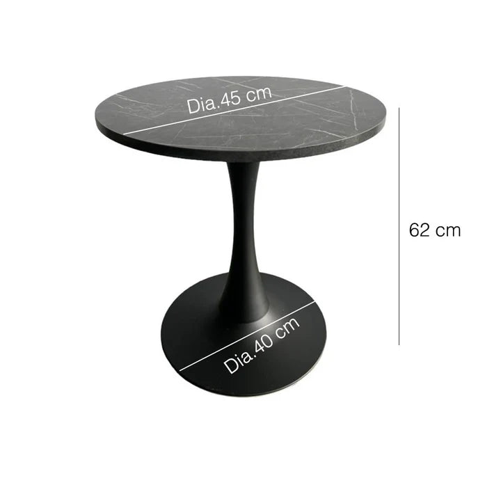 Maison Round Side Table - Marble