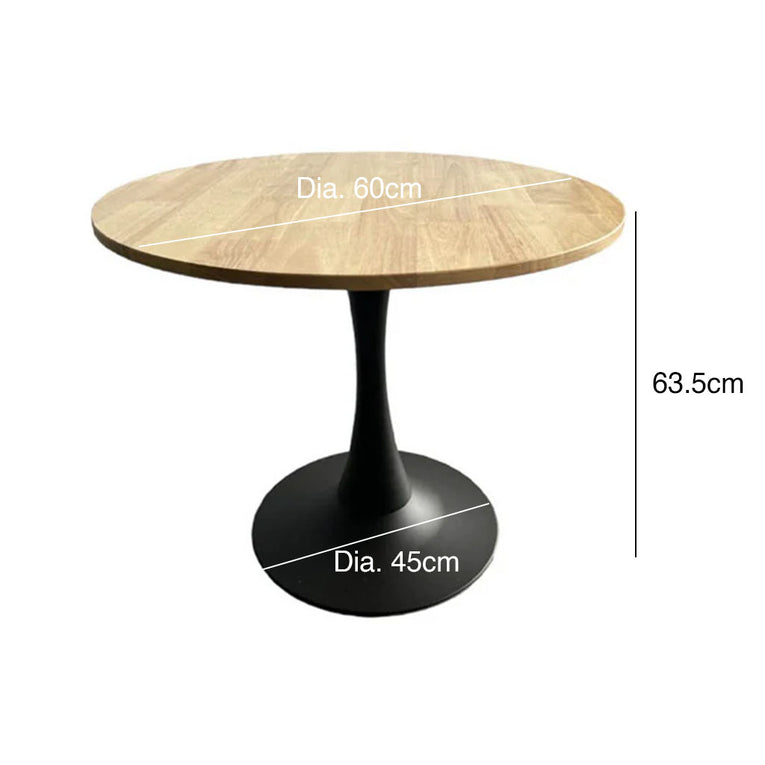 Maison Round Side Table - Wood