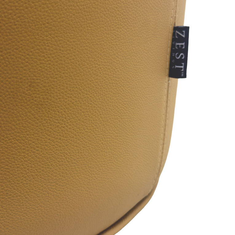 Dent Leather Ottoman - Limited Edition