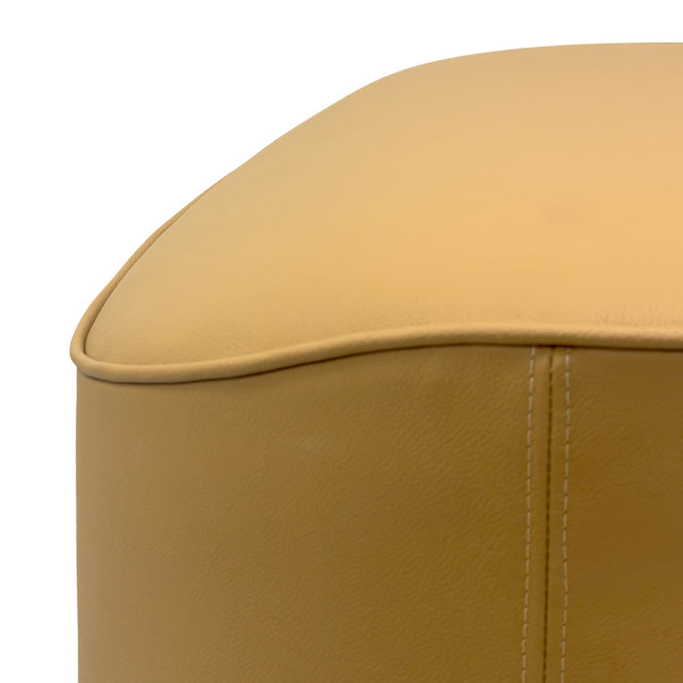 Dent Leather Ottoman - Limited Edition