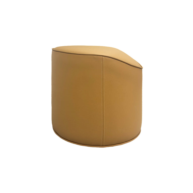 Dent Leather Ottoman - Limited Edition