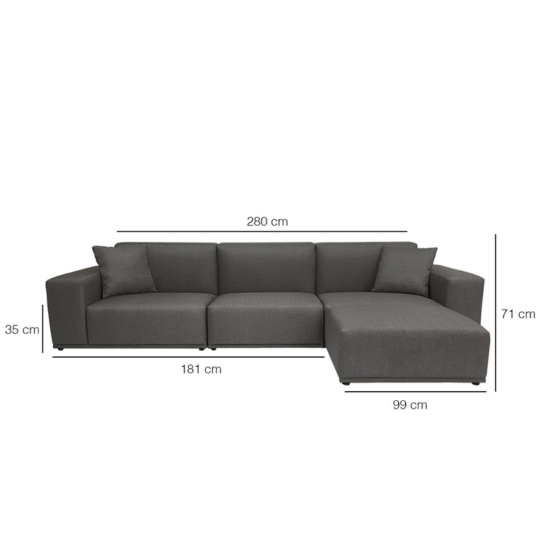 Moota 4 Seater Modular Sofa - EcoClean