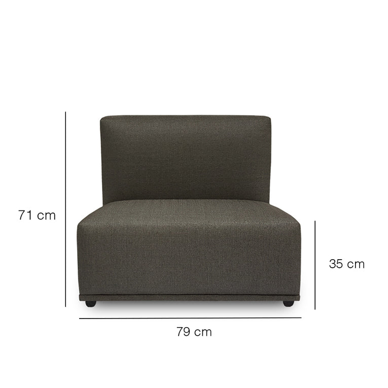 Moota Armless Chair - EcoClean