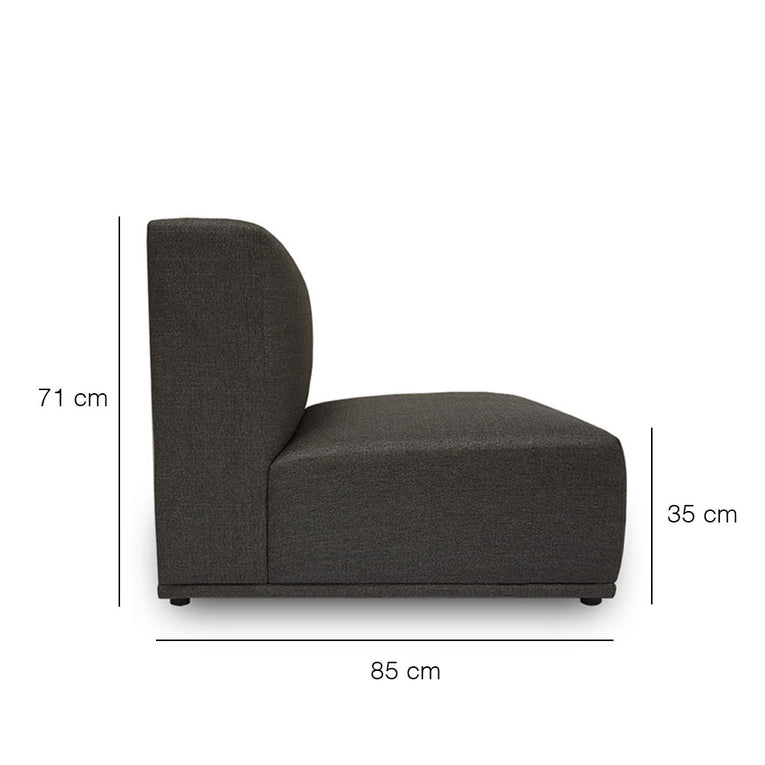 Moota Armless Chair - EcoClean