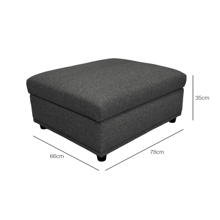 Mia Storage Ottoman - EcoClean