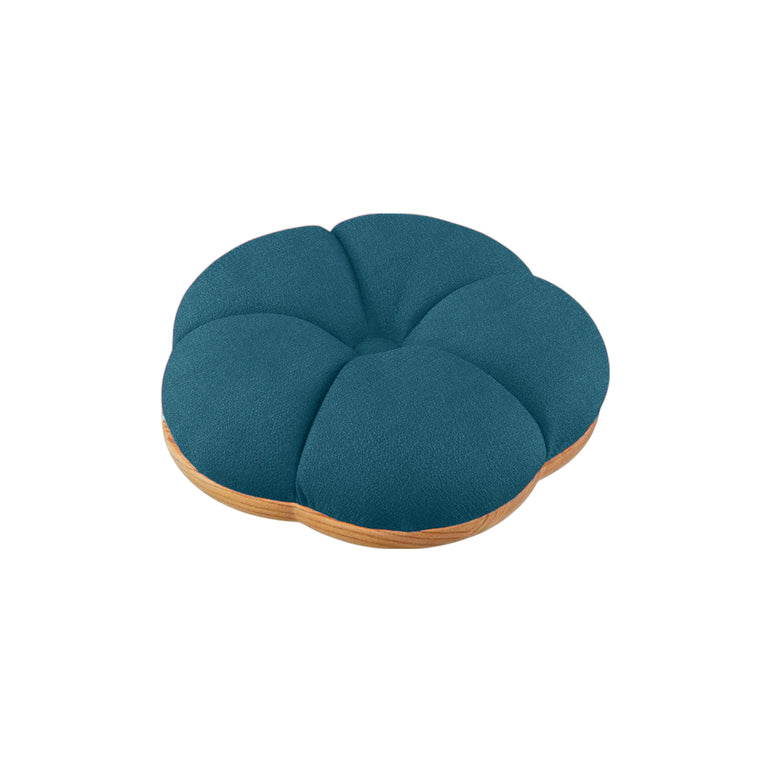 Flower Wooden Floor Cushion
