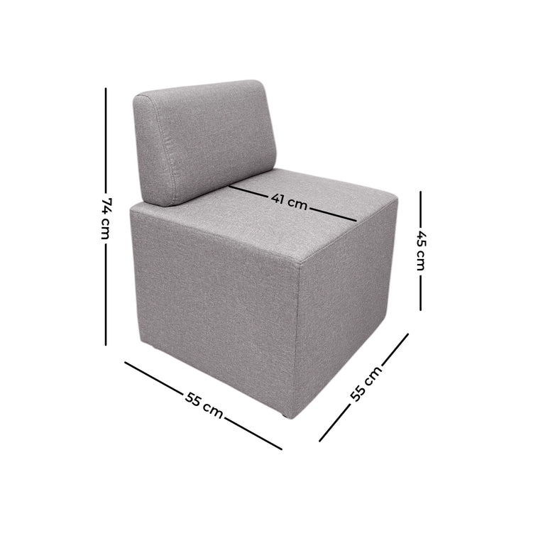 Dylan Ottoman-With Backrest