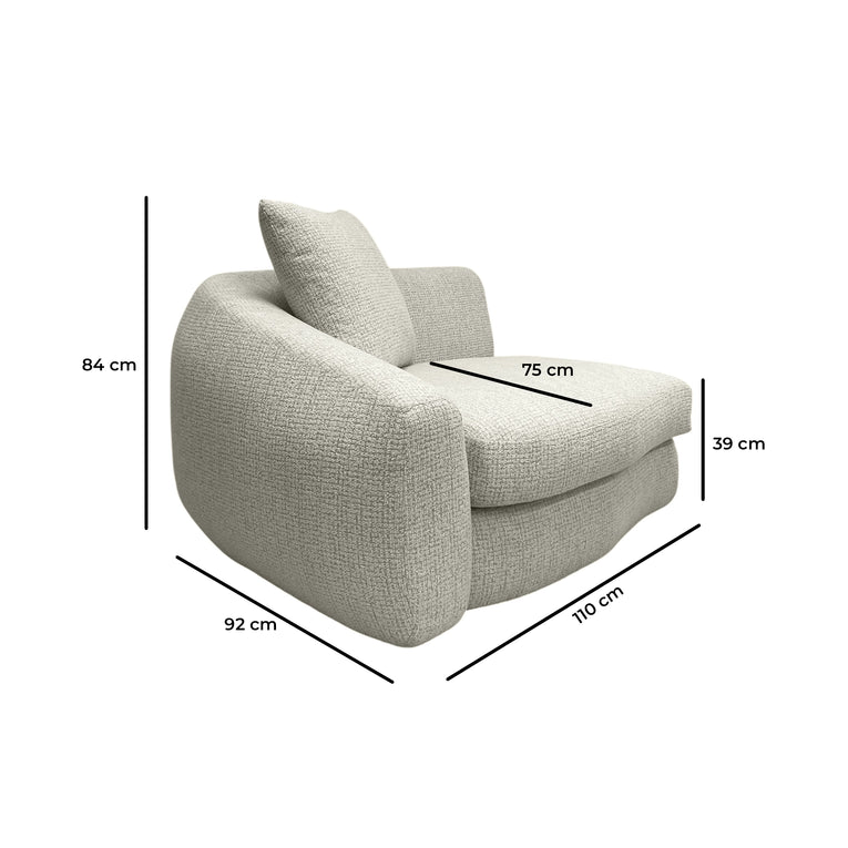 Grace Left-Arm Modular Chair