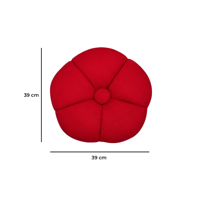 Flower Wooden Floor Cushion