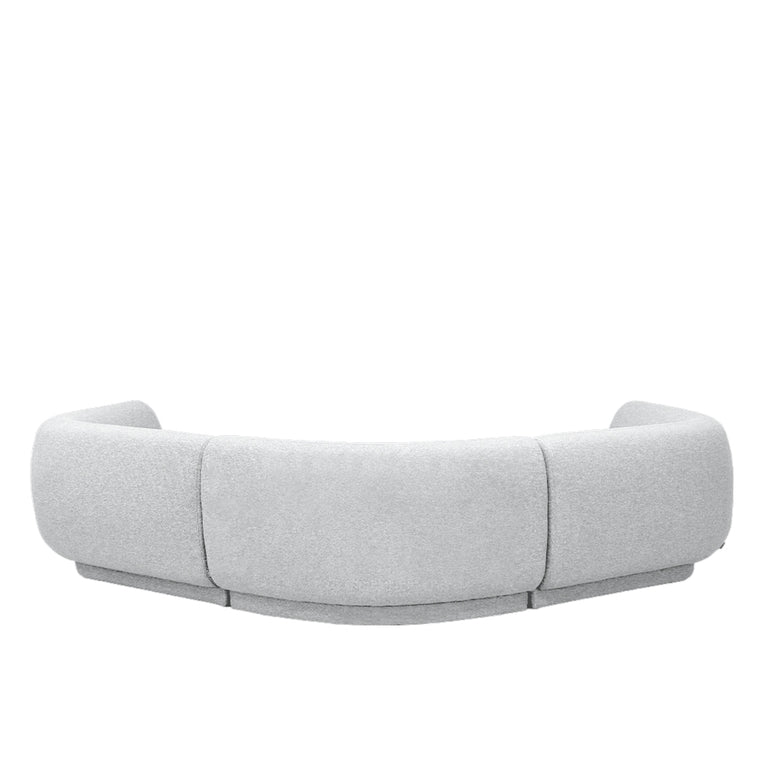 Pebble Curve 4 Seater Sectional Sofa - EcoClean