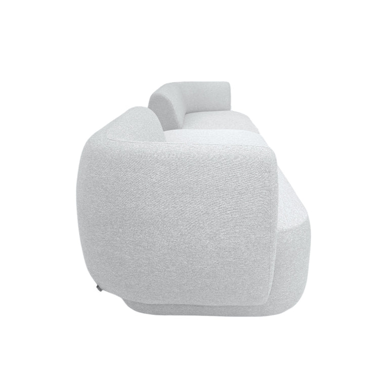 Pebble 4 Seater Sectional Sofa With Ottoman - EcoClean