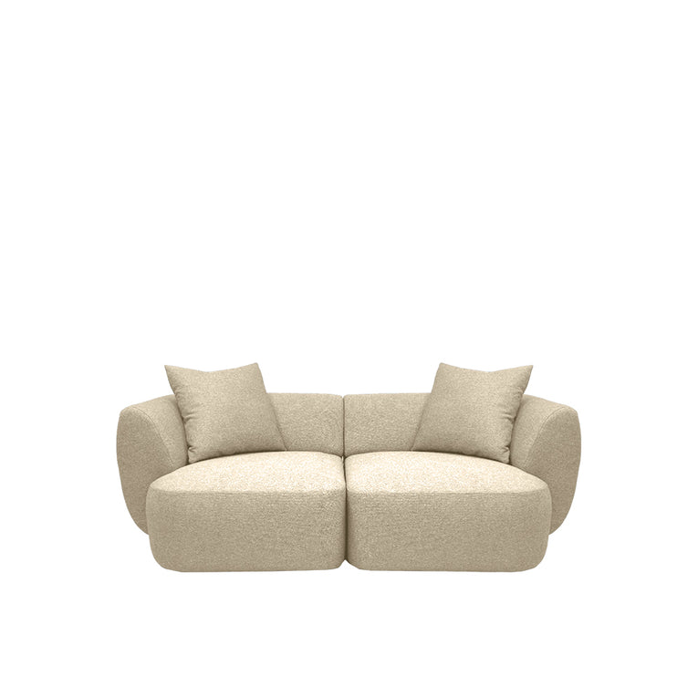 Pebble 3 Seater Sectional Sofa - EcoClean