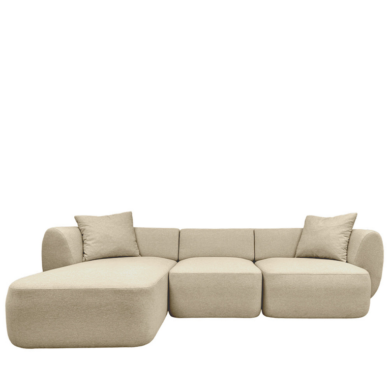 Pebble 4 Seater L-Shape Sectional Sofa - EcoClean
