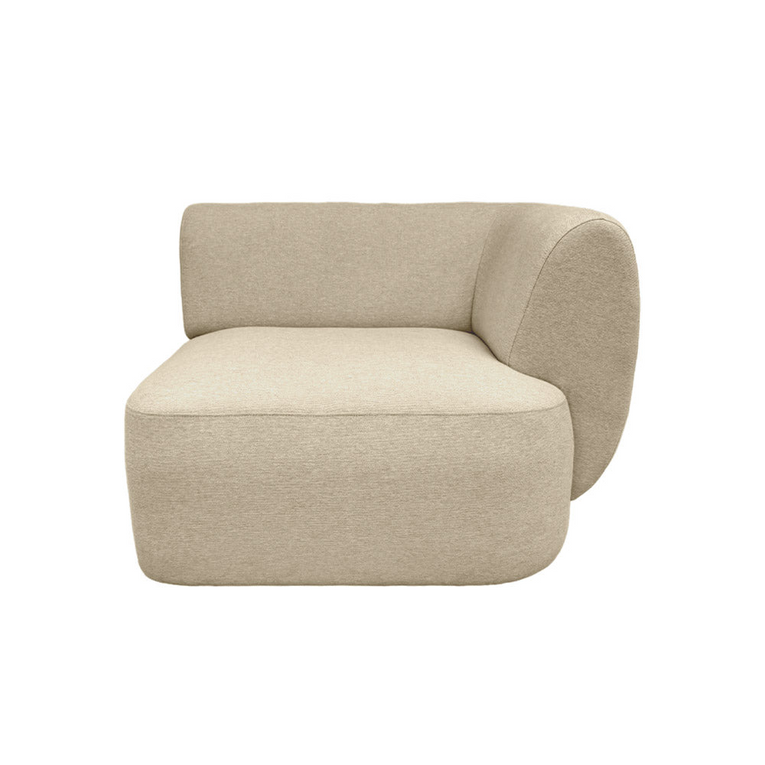Pebble Right-Arm Sectional Chair - EcoClean