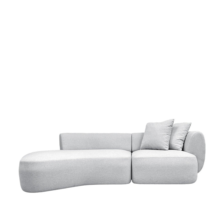Pebble 3 Seater Chaise Sectional Sofa-EcoClean