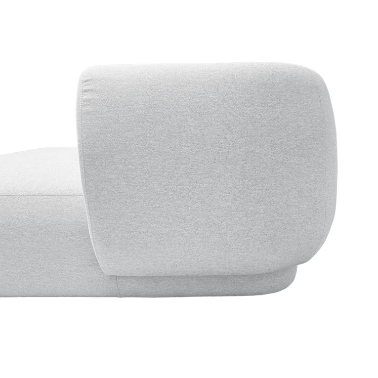 Pebble Right-Arm Chaise Sectional Chair - EcoClean