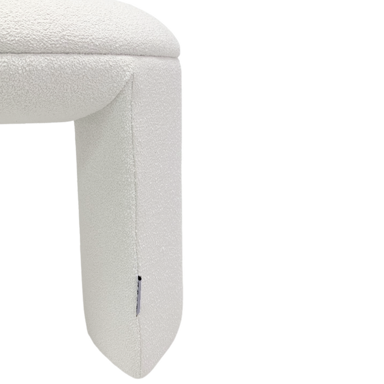 Stacy Boucle Dressing Stool - AquaClean