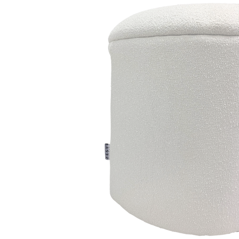 Stacy Boucle Dressing Stool - AquaClean