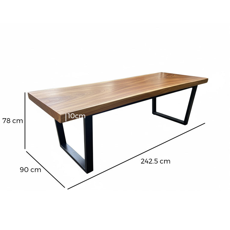 Fermo Suar Wood Dining Table - 2.4m