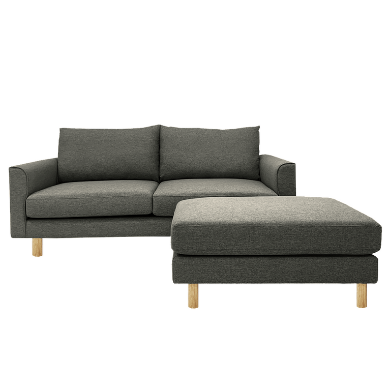 Toby Sofa With Ottoman-EcoClean