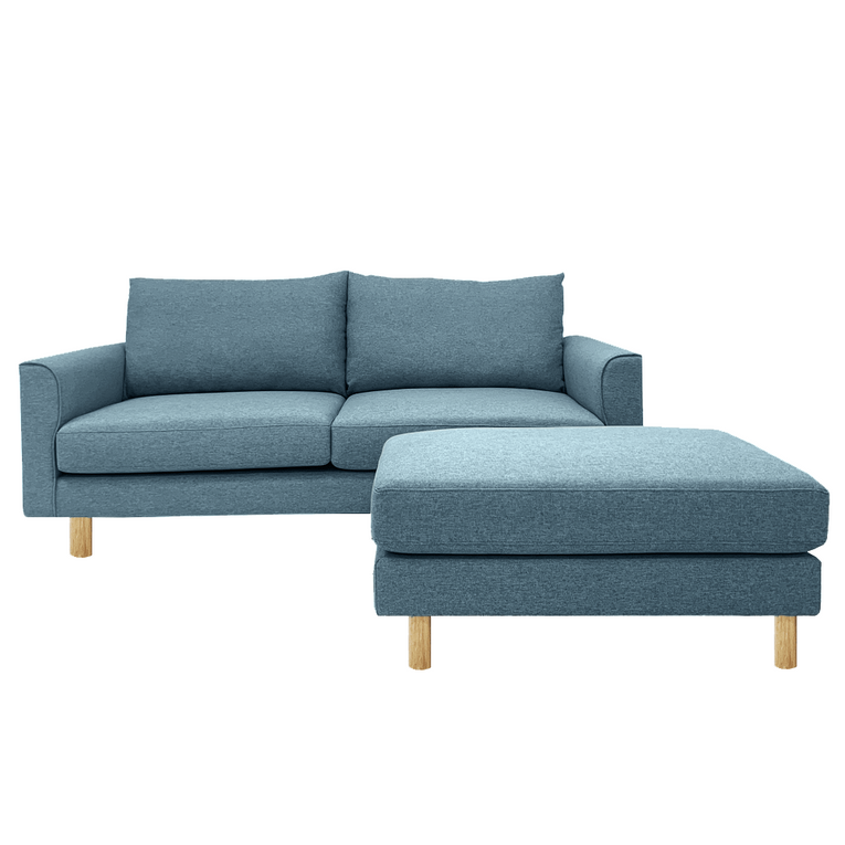 Toby Sofa With Ottoman-EcoClean