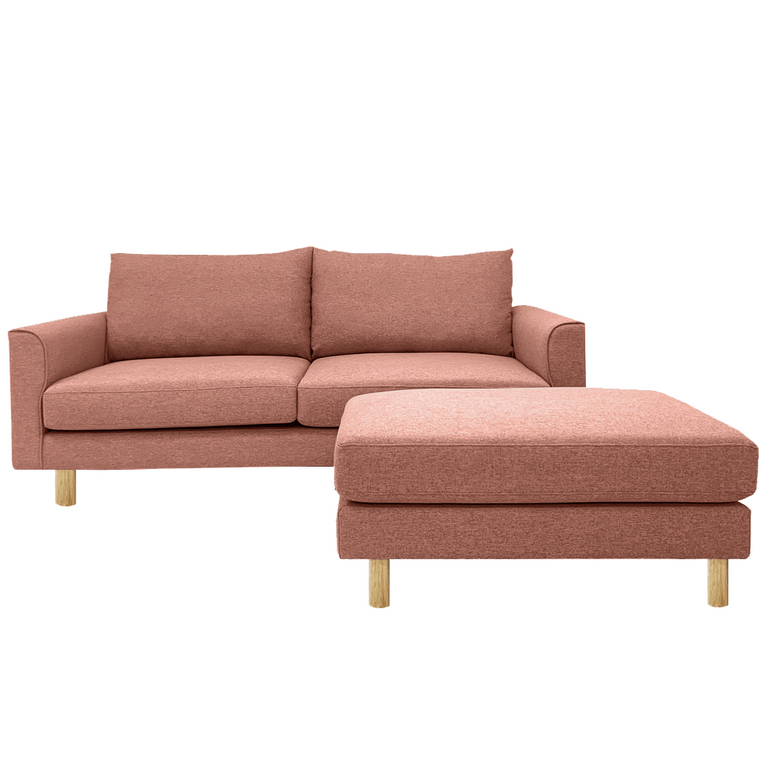 Toby Sofa With Ottoman-EcoClean
