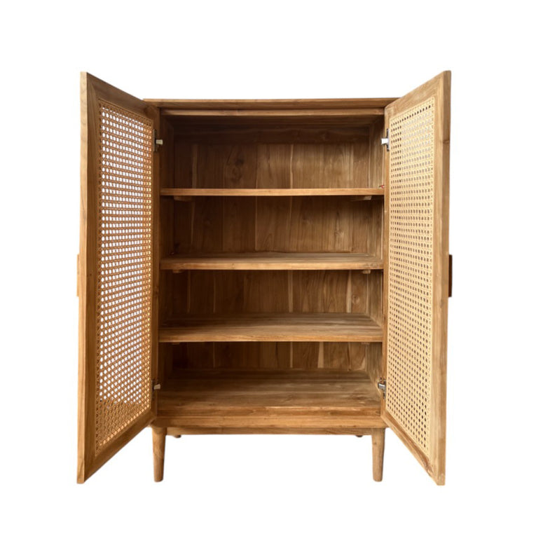 Tural Rattan Shoe Cabinet