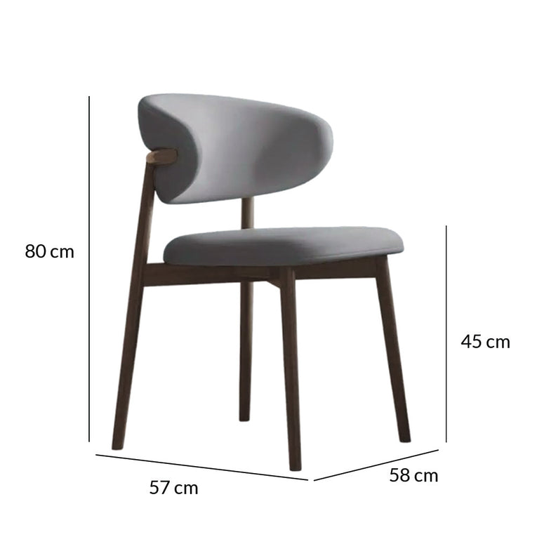 Austen Dining Chair - Walnut (As Is)