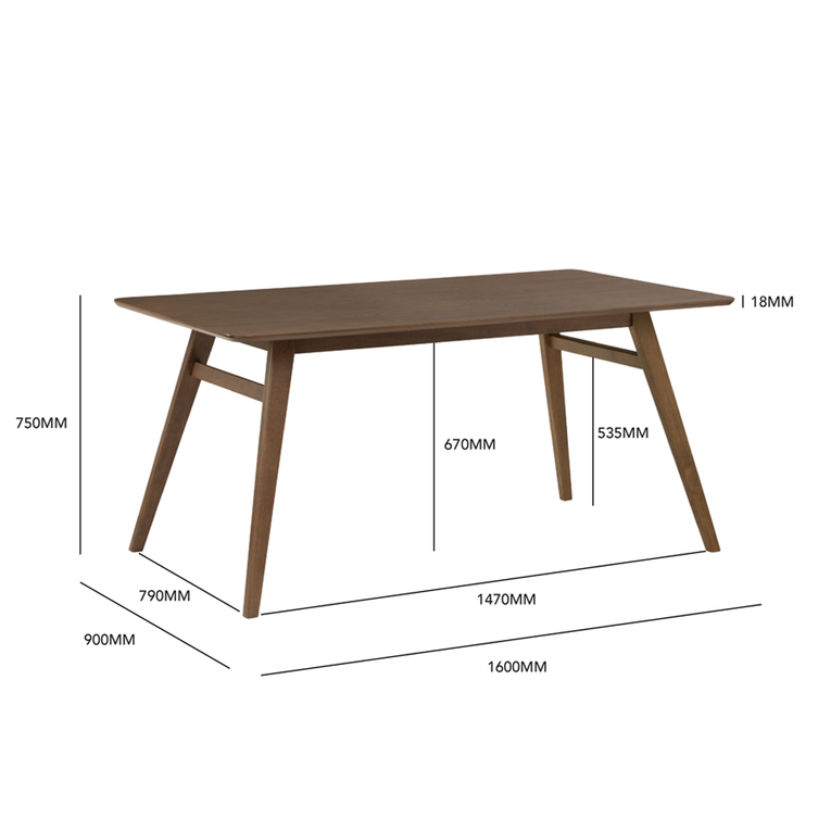 Cleo Dining Table - 1.6m