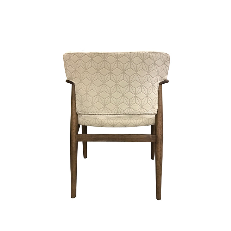 Philos Retro Dining Armchair Walnut