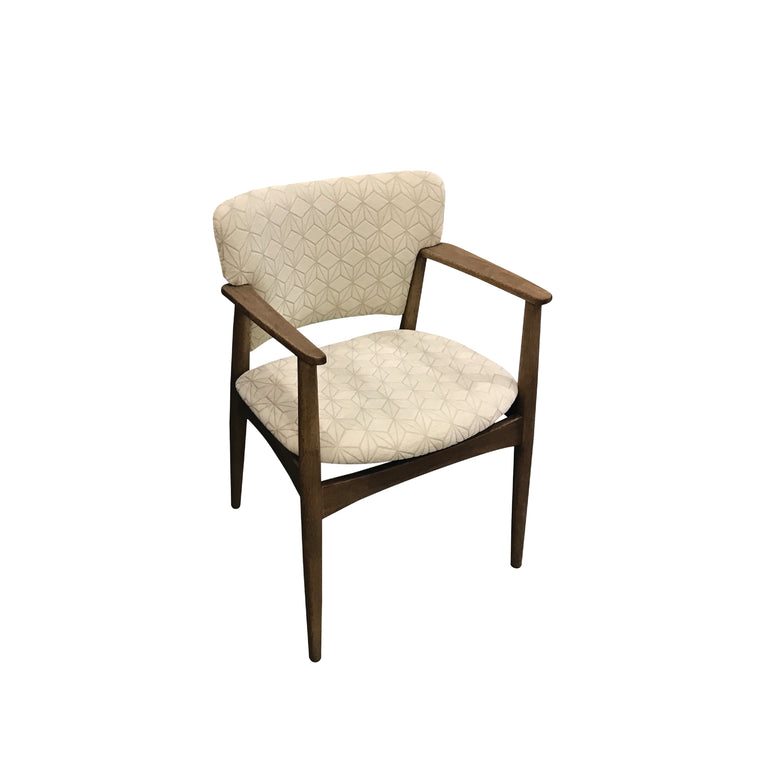 Philos Retro Dining Armchair Walnut