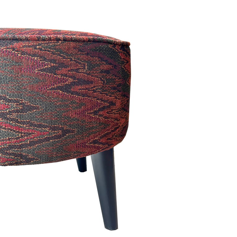 Batik Weave Ottoman