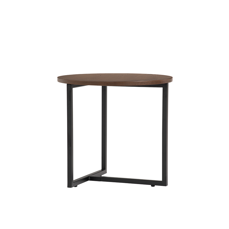 Aspen Round Coffee Table Set-Walnut